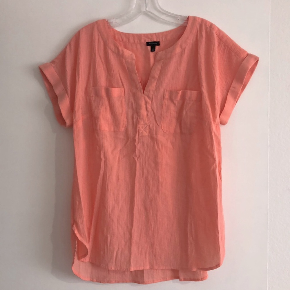 Summer gauze top from Talbots